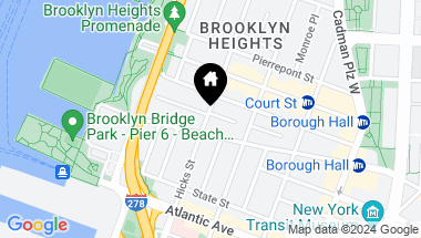 Map of 253 Hicks Street, Brooklyn NY, 11201