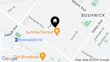 Map of 1160 Greene Avenue Unit: 4-A, Brooklyn NY, 11221