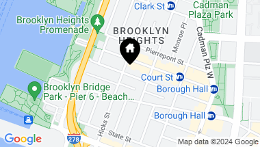 Map of 67 Remsen Street, Brooklyn NY, 11201