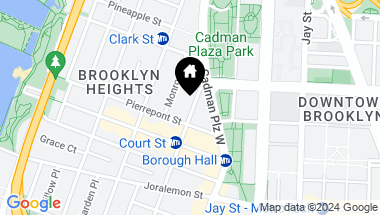 Map of 40 Clinton Street Unit: 2P, Brooklyn NY, 11201