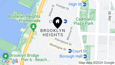 Map of 12 College Place, Brooklyn NY, 11201