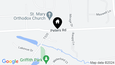 Map of 8670 Peters Road, Cranberry Twp PA, 16066
