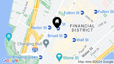 Map of 1 Wall Street Unit: 3301, New York City NY, 10005