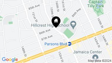 Map of 86-11 Parsons Blvd, Jamaica NY, 11432