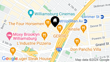 Map of 329 Grand Street, New York City NY, 11211
