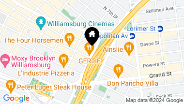 Map of 46 Marcy Avenue, Brooklyn NY, 11211