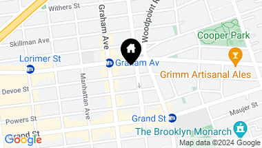 Map of 185 Devoe Street Unit: 2, Brooklyn NY, 11211