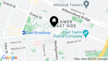Map of 268 East Broadway Unit: A203, New York City NY, 10002