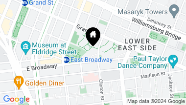 Map of 210 East Broadway Unit: H1405, New York City NY, 10002