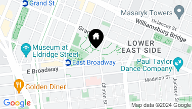 Map of 208 East Broadway Unit: J1803, New York City NY, 10002
