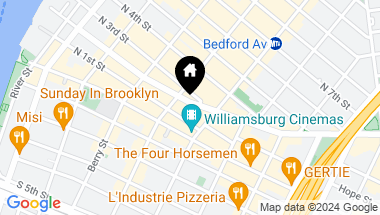 Map of 224 Metropolitan Avenue Unit: 16, Brooklyn NY, 11211