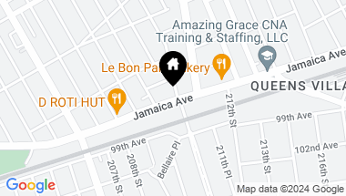 Map of 210-23/25 Jamaica Avenue, Queens Village NY, 11428