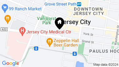 Map of 12 BRIGHT ST Unit: 1, JC, Downtown NJ, 07302