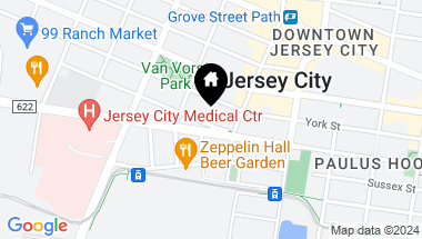 Map of 18-20 BRIGHT ST Unit: E, JC, Downtown NJ, 07302