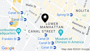 Map of 25 Mercer Street Unit: PH, New York City NY, 10013