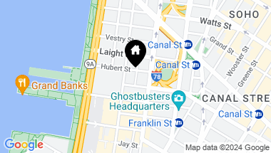 Map of 11 Hubert Street, New York City NY, 10013