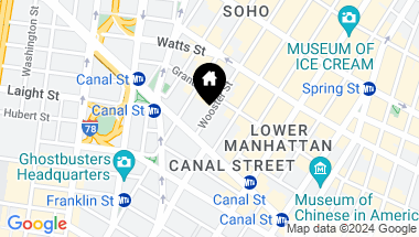Map of 14 Wooster Street Unit: 2, New York City NY, 10013