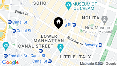 Map of 431 Broome Street, New York City NY, 10013
