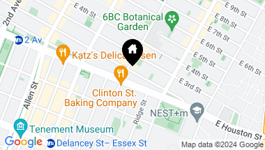 Map of 211 East 2nd Street Unit: GARDEN, New York City NY, 10009