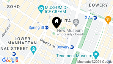 Map of 35 Spring Street, New York City NY, 10012
