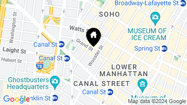 Map of 27 Wooster Street Unit: 7A, New York City NY, 10013