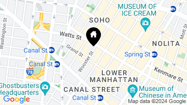 Map of 50 Wooster Street Unit: 5N, New York City NY, 10013