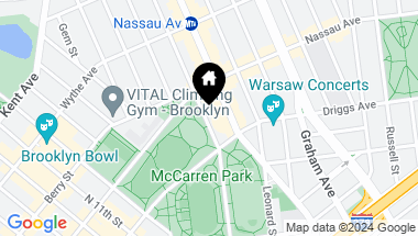 Map of 868 Lorimer Street Unit: 5B, Brooklyn NY, 11222