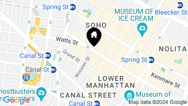Map of 52 Wooster Street Unit: PH, New York City NY, 10013