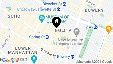 Map of 242 Mulberry Street Unit: 12, New York City NY, 10012