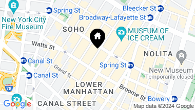 Map of 84 Mercer Street Unit: 3F, New York City NY, 10012