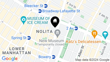 Map of 250 Bowery Unit: 3A, New York City NY, 10012