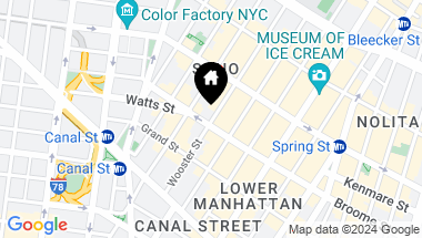 Map of 59 Wooster Street Unit: 3E, New York City NY, 10012