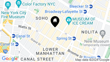 Map of 93 Mercer Street Unit: 4-W, New York City NY, 10013
