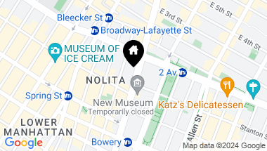 Map of 260 Bowery Unit: PH, New York City NY, 10012