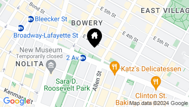 Map of 62 East 1st Street Unit: 2S, New York City NY, 10003