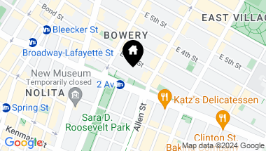 Map of 56 East 1st Street, New York City NY, 10003