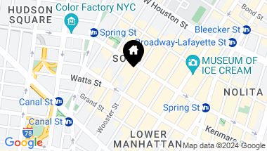 Map of 81 Wooster Street Unit: 2WM, New York City NY, 10012