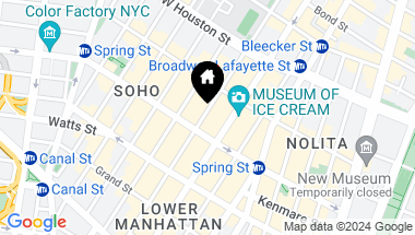 Map of 114 Mercer Street Unit: 2, New York City NY, 10012