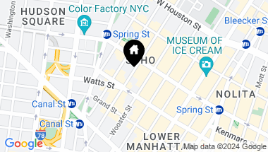 Map of 383 W Broadway Unit: PH, New York City NY, 10012