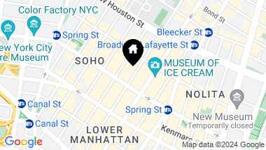 Map of 115 Mercer Street Unit: PH, New York City NY, 10012