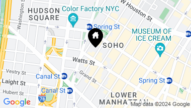 Map of 57 Thompson Street Unit: 2B, New York City NY, 10013