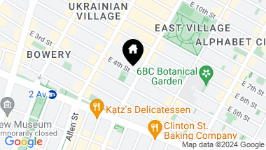 Map of 172 East 4th Street Unit: 6C, New York City NY, 10009