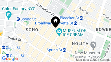 Map of 90 Prince Street Unit: Retail, New York City NY, 10012