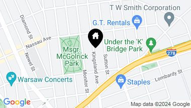 Map of 226 Kingsland Avenue, Brooklyn NY, 11222