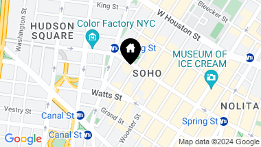 Map of 75 Thompson Street Unit: 17, New York City NY, 10012