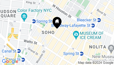 Map of 104 Wooster Street Unit: 4N, New York City NY, 10012