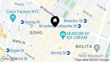 Map of 102 Prince Street Unit: 5, New York City NY, 10012