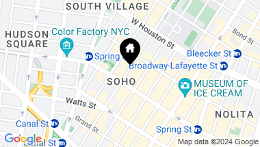 Map of 419 West Broadway Unit: 4S, New York City NY, 10012
