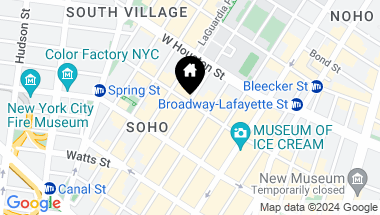Map of 128 Wooster Street, New York City NY, 10012