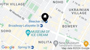 Map of 325 Lafayette Street Unit: VAR, New York City NY, 10012